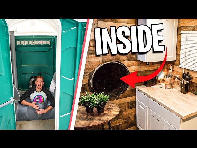 Ultimate Hidden Airbnb Inside A Port-a-Potty!