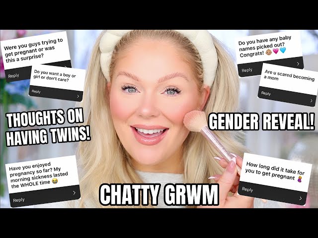 Get Ready With Me: Life Update & Pregnancy! Gender Reveal, Having TWINS, Worries +more! KELLY STRACK