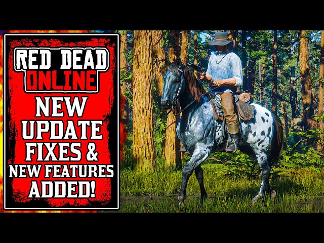 Surprise NEW PATCH in Red Dead Online! Stable & Wagon FIXES, New Features ADDED & MORE! (RDR2)