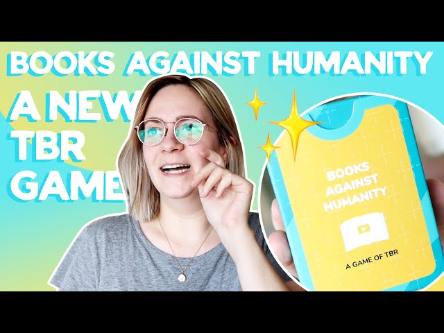 November TBR | A BRAND NEW TBR GAME | Books Against Humanity!