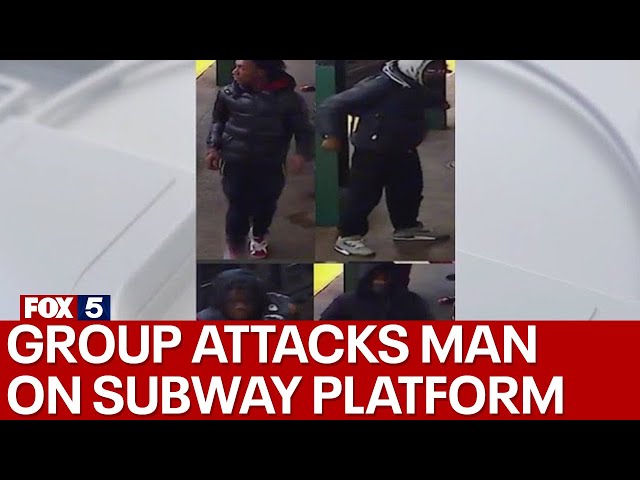 Group stab and beat a man on Bronx subway platform
