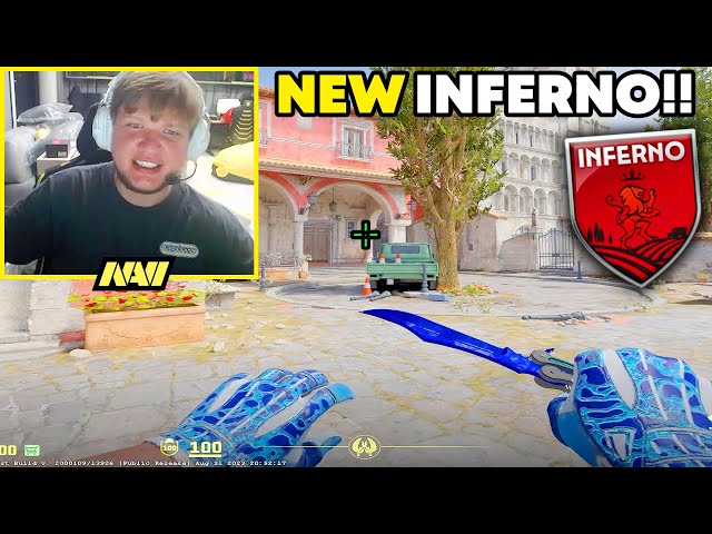 S1MPLE PLAYS HIS FIRST GAME ON THE NEW INFERNO IN CS2!!