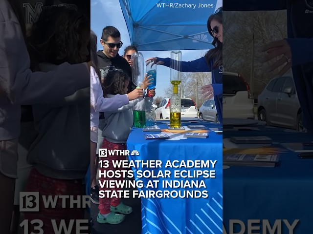 13 Weather Academy hosts total solar eclipse viewing at Indiana State Fairgrounds