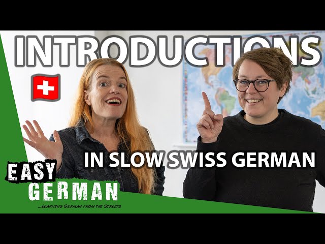 Introduce Yourself in Slow Swiss German | Super Easy German 248