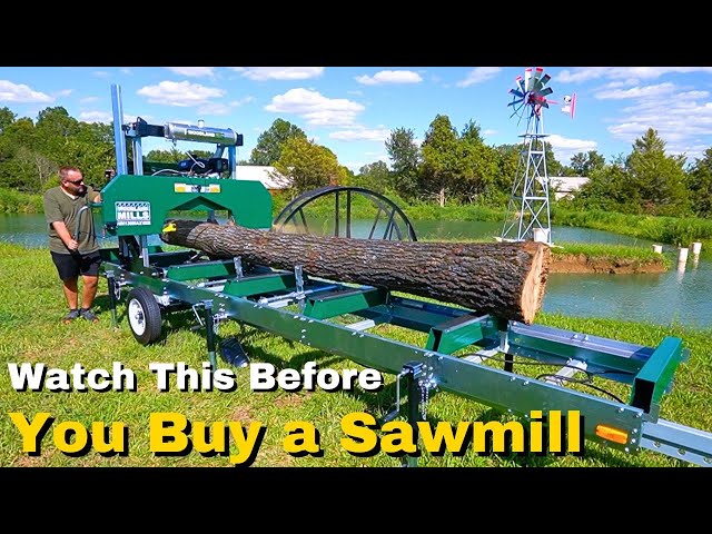Is a Manual Sawmill Worth the Money?  Is Bigger REALLY Better?