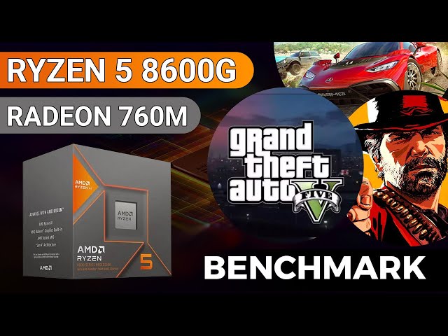 Ryzen 5 8600G - Radeon 760M | Performance Test in Latest Games