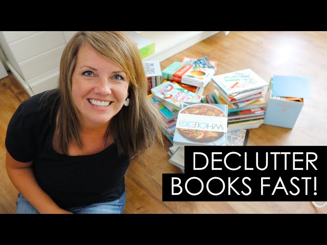The Secret to Decluttering Books