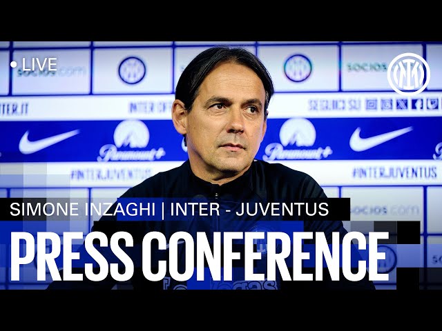 INTER - JUVENTUS | PRE-MATCH PRESS CONFERENCE LIVE powered by @leovegasnews 🔴🎙️⚫🔵