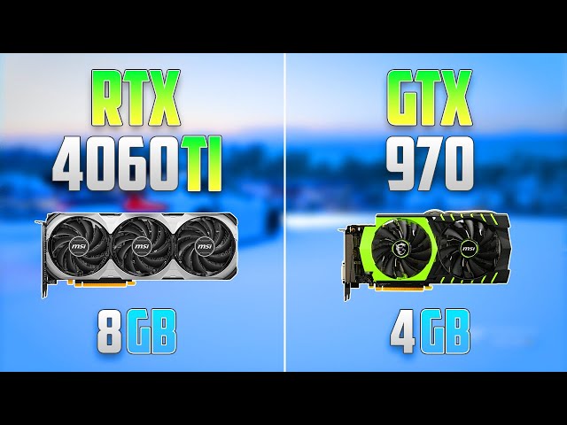 RTX 4060 TI vs GTX 970 - How Big is the Difference?