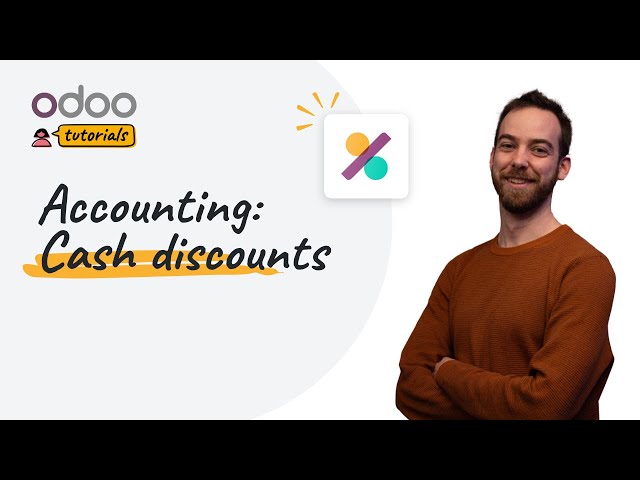 Cash discounts | Odoo Accounting