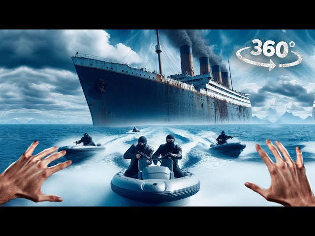 360° Sea Bandits Take you to the Scary Ghost Ship VR 360 Video 4K Ultra HD