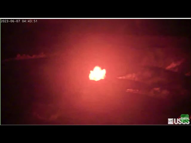 USGS cameras recorded the moment Kilauea began erupting again