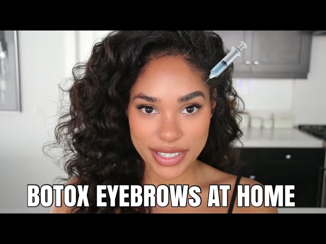 How I do my Botox Eyebrows at Home
