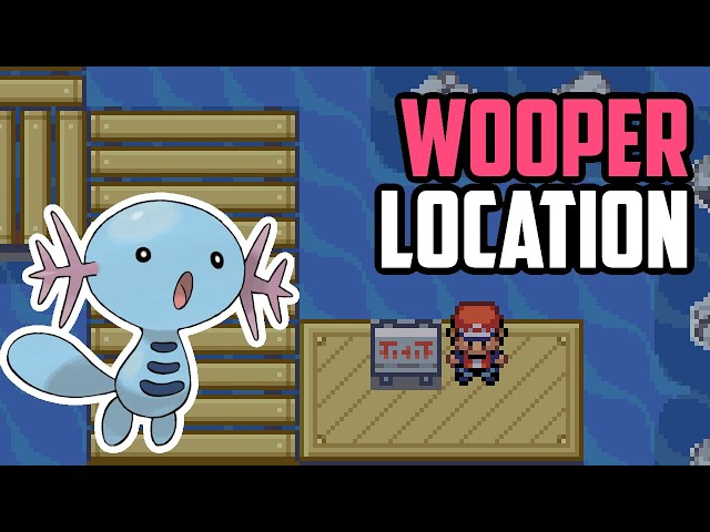 How to Catch Wooper - Pokémon FireRed & LeafGreen