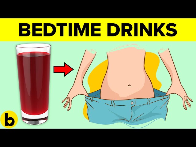 LOSE WEIGHT While Sleeping With These 5 TOP Bedtime Drinks!