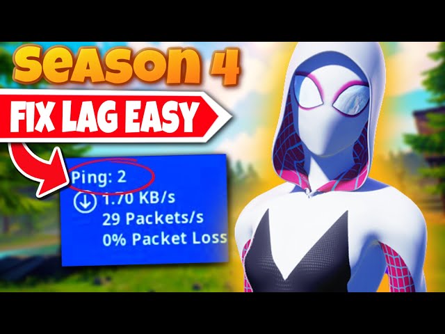 Why Season 4 is SO LAGGY in Fortnite Chapter 4! (How To Fix High Ping)