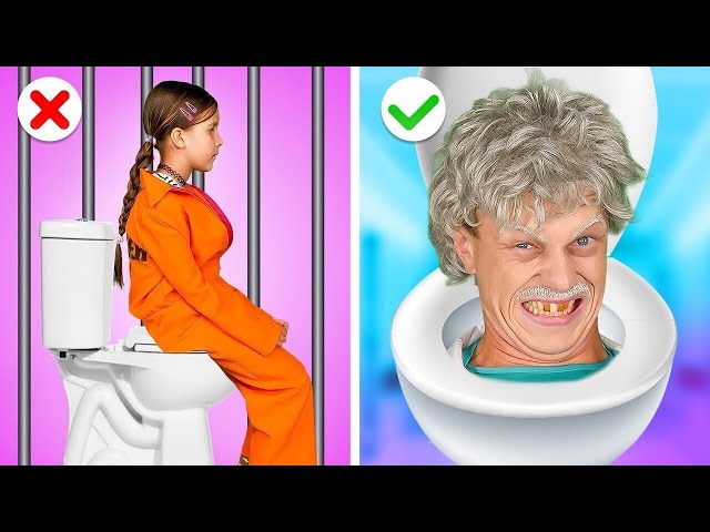 Bad Doctor VS Good Cop | Cool Parenting Hacks and Smart Tips! Funny Moments in Jail