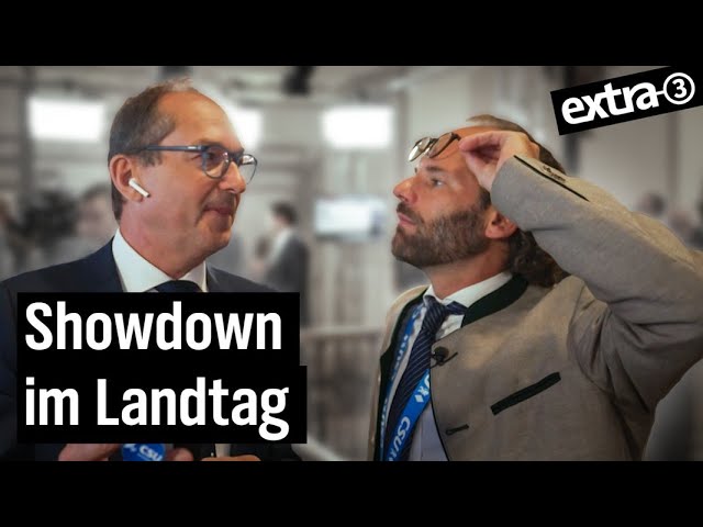 Maxi Schafroth beim Wahlabend im Bayrischen Landtag | extra 3 | NDR