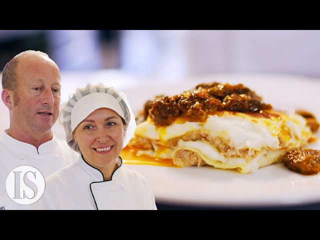 Lasagna in the oldest Michelin restaurant in Italy - Arnaldo  Clinica Gastronomica*