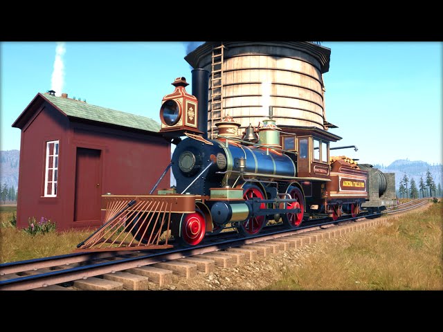 I Built a Connecting Route to the Water Pump on Aurora Falls in Railroads Online!