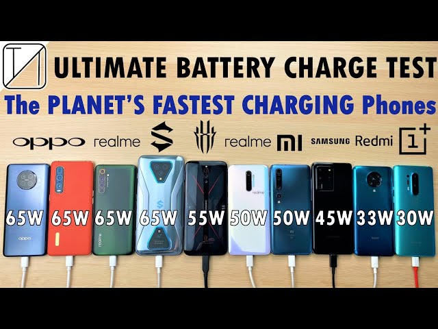 10 of The Fastest Charging Smartphones on The Planet