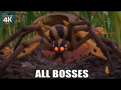 Grounded - All Bosses (With Cutscenes) 4K 60FPS UHD PC