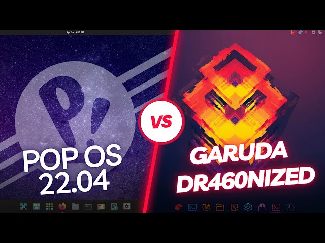 Garuda KDE Dr460nized VS Pop OS (RAM Consumption)