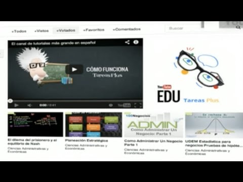 YouTube EDU: el canal educativo de YouTube