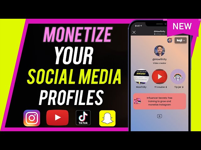 How To Monetize Your Social Media Content & Bio Link