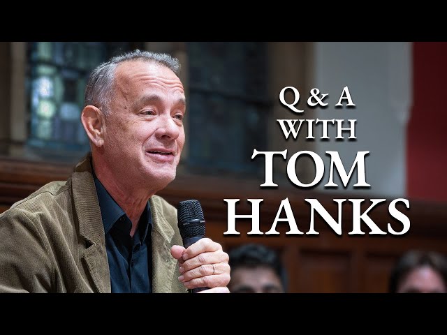 Actor & writer Tom Hanks talks about playing real people & the importance of a film's score