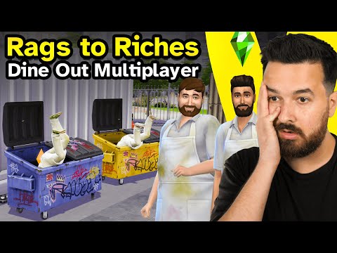 We tried to earn money from a food truck! Dine Out Multiplayer (Part 1)