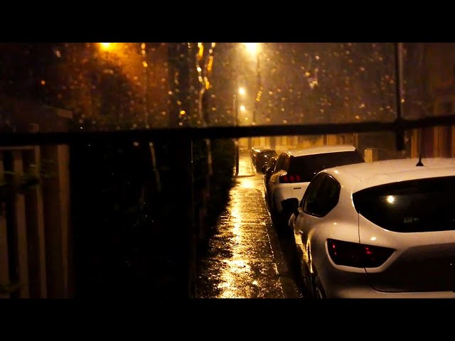 Walking in the Very Heavy Rain | Walk at Night | Bordeaux 4k France| ASMR Rain sounds for sleeping