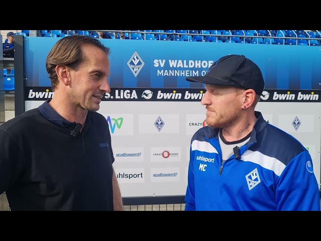 3. Liga | 8. Spieltag | SV Waldhof - SC Freiburg II | Interviews