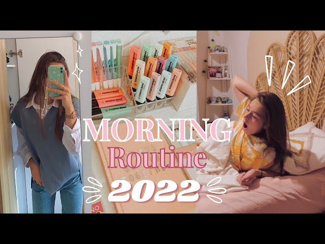 Ma MORNING ROUTINE pour les cours 2022 !