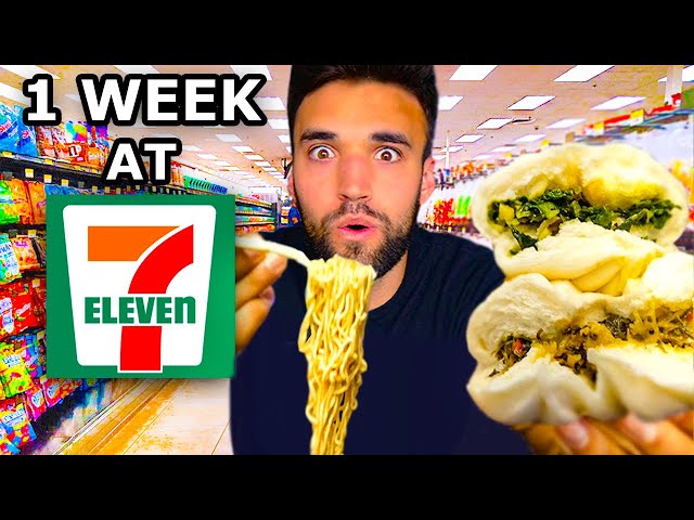 LIVING on 7-ELEVEN FOODS for 1 WEEK in TOKYO, JAPAN (And More)!
