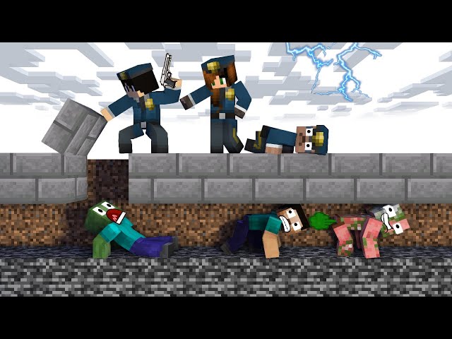 Monster School : PRISON ESCAPE HARD MODE - Minecraft Animation