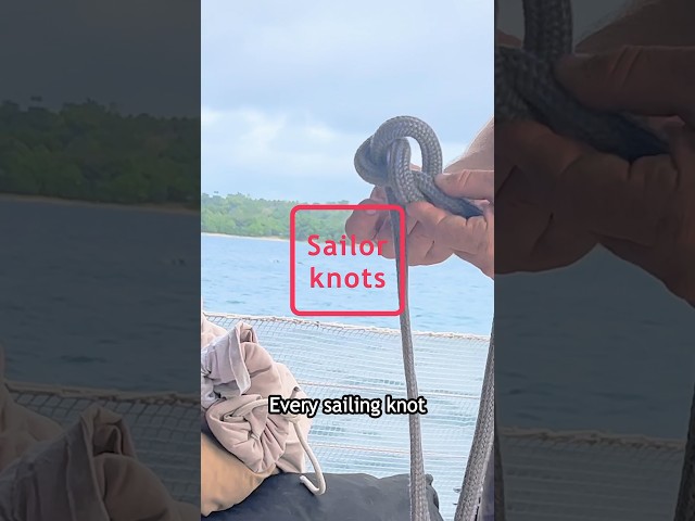Essential feature of all sailing knots #SailingSkills #KnotTying #LearnToSail