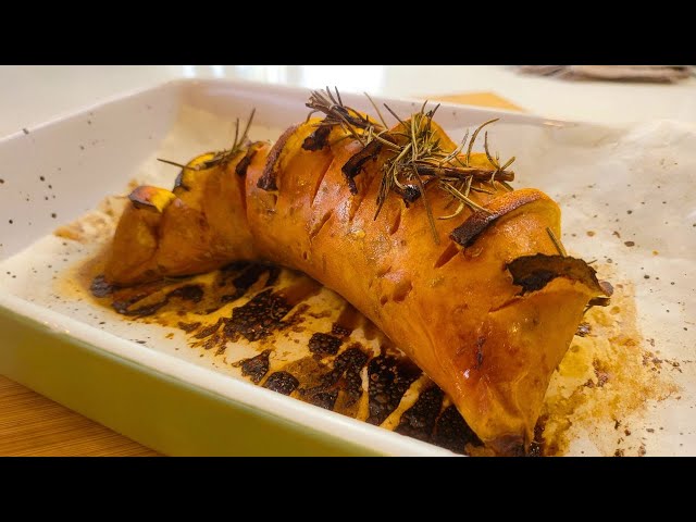 Sweet Potato Roast with a twist - This is such a great way to serve it!