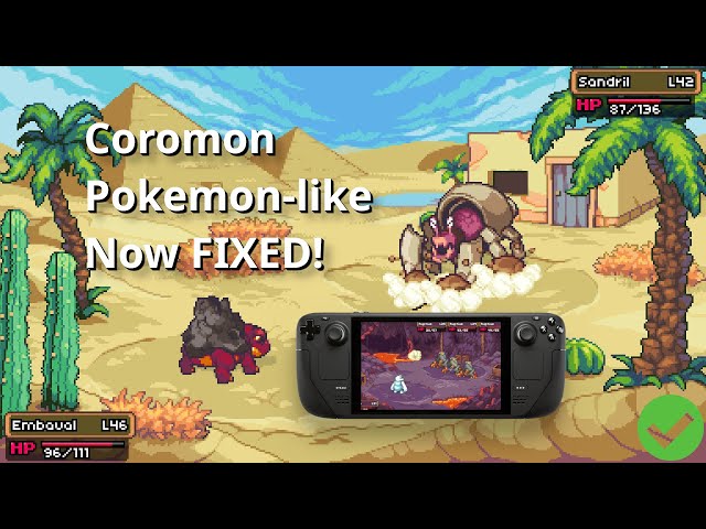 Pokemon-like game Coromon fully FIXED for Steam Deck