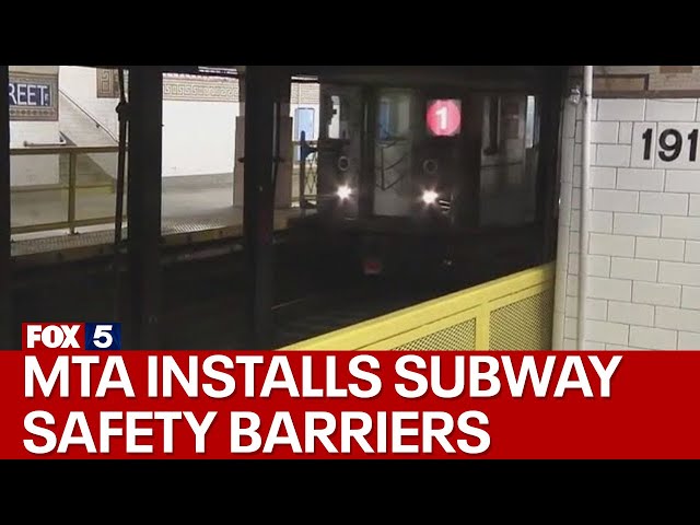 MTA installs subway safety barriers l What to know