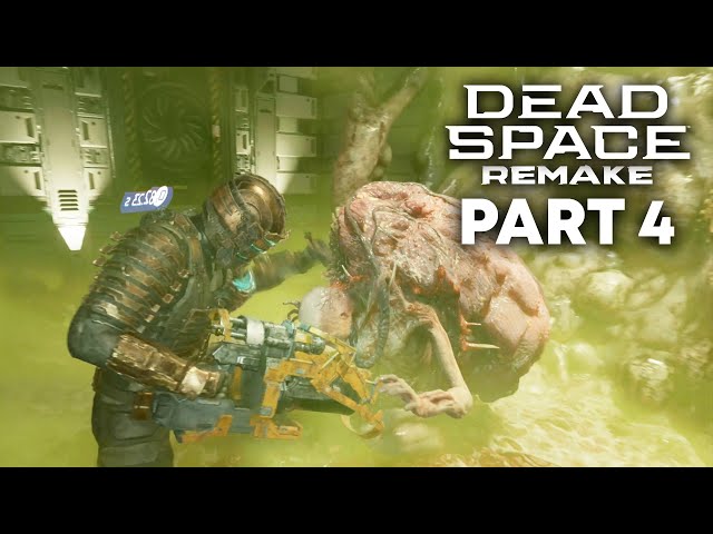DEAD SPACE REMAKE Gameplay Walkthrough Part 4 - WHEEZER  (PS5 4K 60fps)