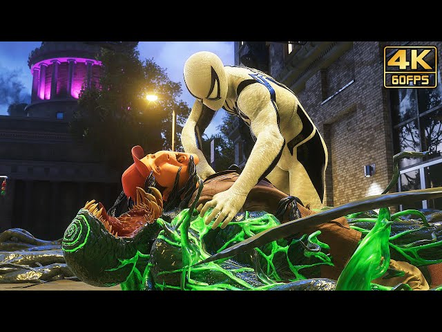 Spider-Man 2 (PS5) Anti-Venom Suit Free Roam Gameplay @ 4K 60ᶠᵖˢ ✔