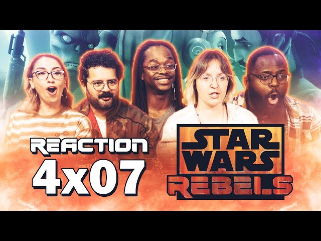 They Kissed!! | Star Wars: Rebels 4x7 | Group Reaction
