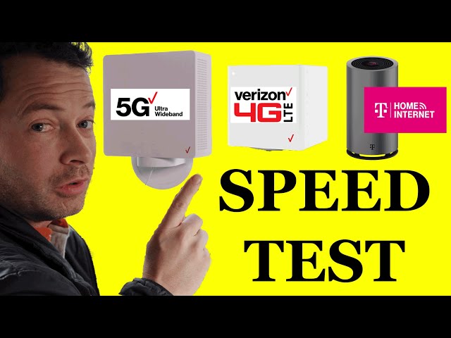 ✅ T-Mobile vs Verizon Home Internet -- SPEED TEST -- 5G UWB vs 5G UC vs 4G LTE - Fair and Square!