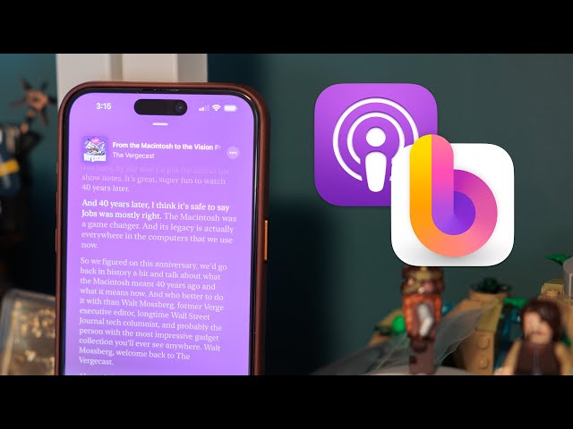 Apple Podcasts is adding transcripts and Bezel upgrades my screen shares