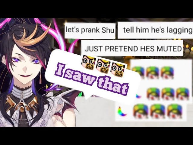 when chat try to prank Shu but failed 3 times (clownminions)