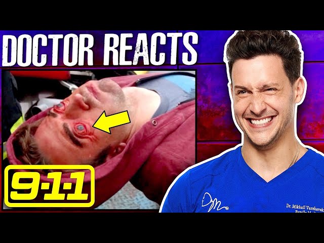 Doctor Reacts To Wild 9-1-1 Medical Scenes