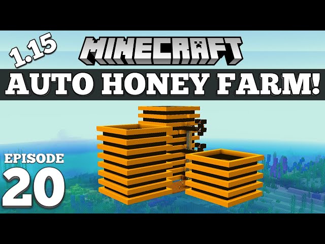 Minecraft Auto Honey Fam: Bees Explained! #20
