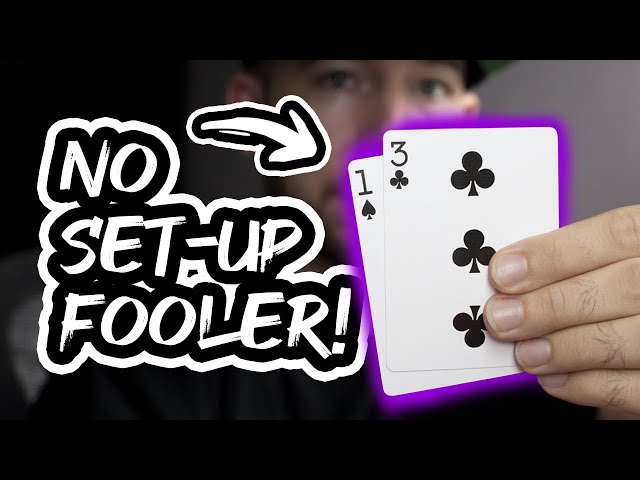 The Best NO SETUP Self Working Card Trick To Perform In 2021!
