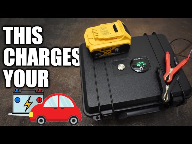 Cordless DIY Car Battery Tender